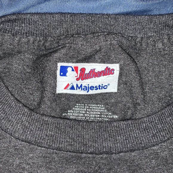 MLB Authentic collection (Boston Red Sox) grey tee in size 2XL - Picture 4 of 5